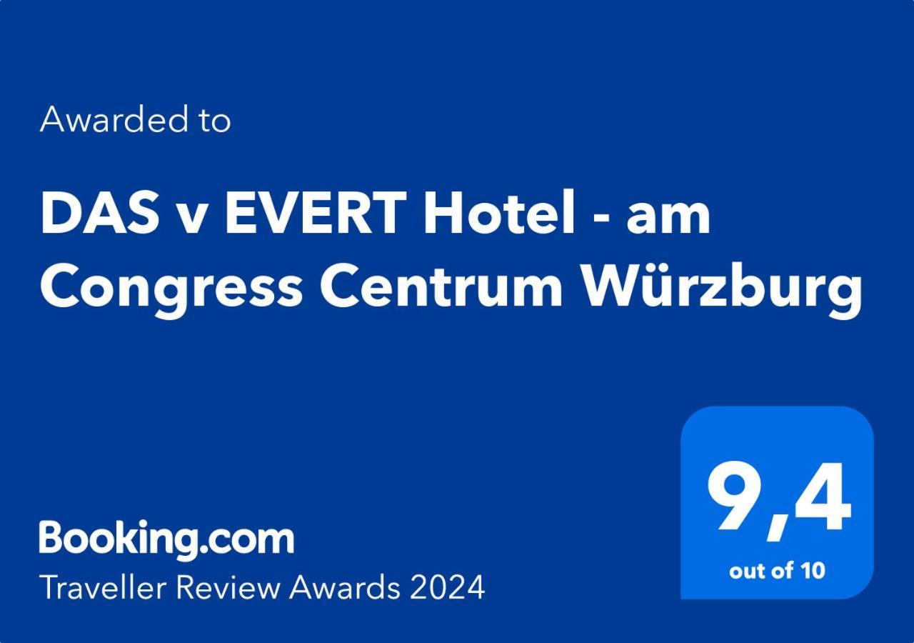 Das V Evert Hotel - Am Congress Centrum Wuerzburg Exteriör bild
