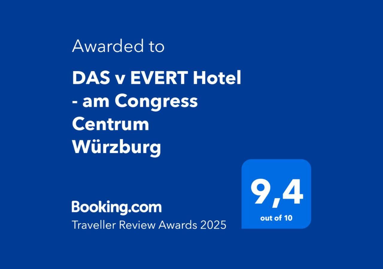 Das V Evert Hotel - Am Congress Centrum Wuerzburg Exteriör bild